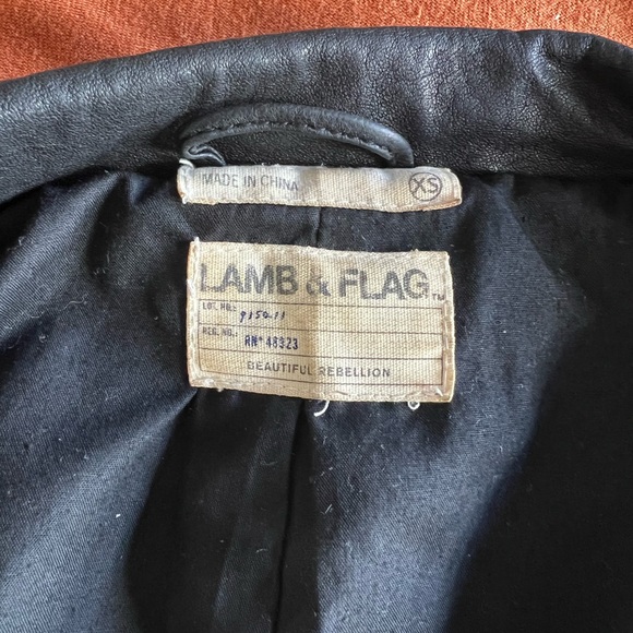 *Genuine Leather* Petite Moto Cropped Jacket Y2K - XS - Picture 9 of 9